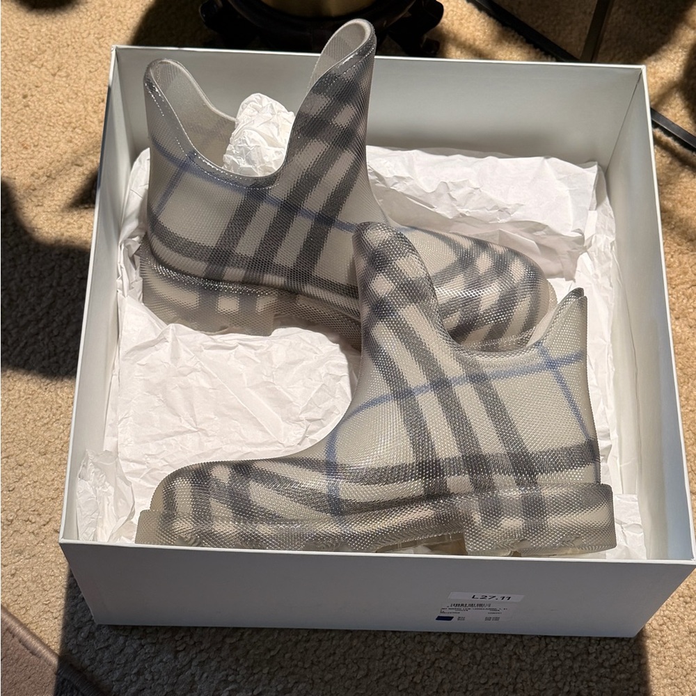 Burberry Men’s Winter & Rain Boots - Gray - Picture 2 of 5